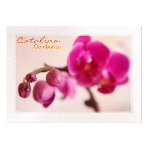 Elegant Orchid Business Card