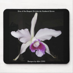 Elegant Orchid Mousepad 1 mousepad