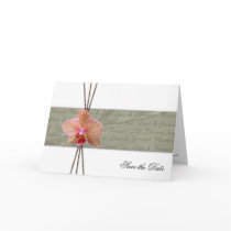 Elegant Orchid Save the Date- Customized cards