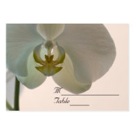 Elegant Orchid Wedding RSVP Response Card Business Cards