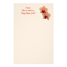 Elegant Orchids Stationery Design