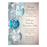 Elegant Ornaments Holiday Party Invitation invitations