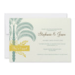 Elegant Palm Tree Engagement Party Invitation