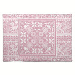 Elegant Pastel Pink Renaissance Lace placemats