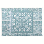 Elegant Pastel Sea Green Renaissance Lace placemats