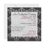 Elegant Pattern Custom Invitations