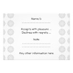Elegant pattern, light gray and white. announcements