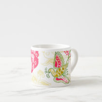 Elegant Patterned Porcelain mugs