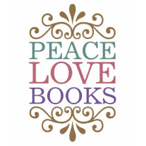 Elegant Peace, Love, Books Women's (Light) t-shirts by HesedBooks Elegant Peace, Love, Books Women's (Light) t-shirts