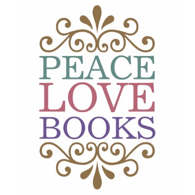 Elegant Peace, Love, Books Women's (Light) Shirts by HesedBooks