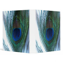 Elegant Peacock Binder
