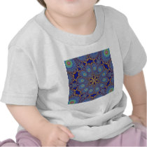 Elegant Peacock Fractal t-shirts