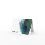 Elegant Peacock Wedding Thank You Cards