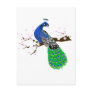 Elegant Peacock with Sakura blossoms Postcards