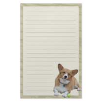 Elegant Pembroke Welsh Corgi Stationery by MenagerieMayhem Elegant Pembroke Welsh Corgi Stationery