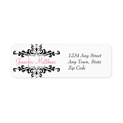 Elegant Personalized Address Labels