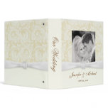 Elegant Personalized Wedding Album or Planner 3 Ring Binders