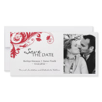 Elegant Photo Save The Date Invitation photo cards
