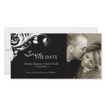 Elegant Photo Save The Date Invitation Photo Card Template