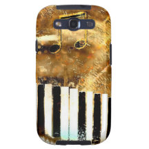 Elegant Piano Music & Notes Samsung Galaxy SIII Case