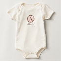 Elegant Pink & Brown Monogram A t-shirts