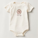 Elegant Pink & Brown Monogram M t-shirts