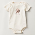 Elegant Pink & Brown Monogram M t-shirts