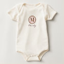 Elegant Pink & Brown Monogram M t-shirts by minkideluxe Elegant Pink & Brown Monogram M t-shirts