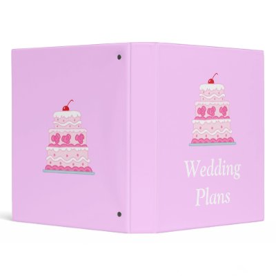 Elegant Pink Cake Binders