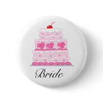 Elegant Pink Cake buttons