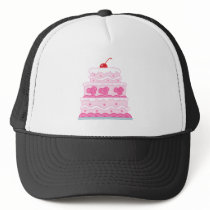 Elegant Pink Cake hats