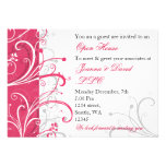 elegant pink Corporate party Invitation invitations