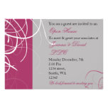 elegant pink Corporate party Invitation invitations