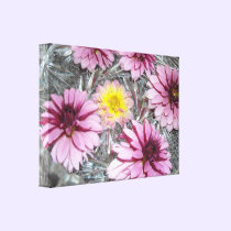 Elegant Pink Dahlias canvas prints