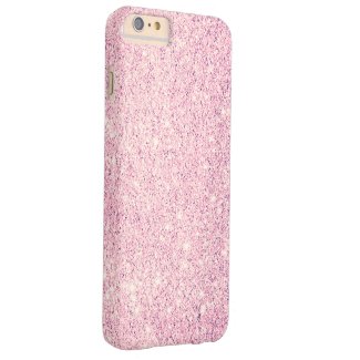 Elegant Pink Glitter Luxury Barely There iPhone 6 Plus Case