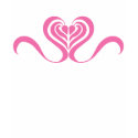 ELEGANT PINK HEART t-shirts