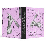 Elegant Pink Notebook for Your Collected Writings binders