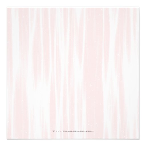 Elegant Pink Roses White Quinceanera Invitations