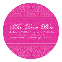 Elegant Pink Stickers
