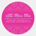 Elegant Pink Stickers