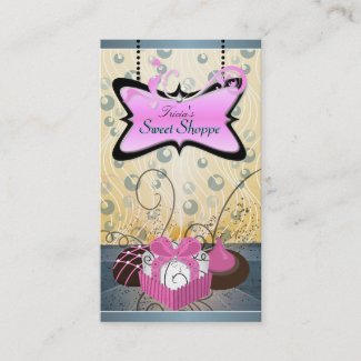 cookie bakery business card
