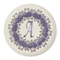 Elegant Plum "A" magnets