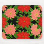 Elegant Poinsettias Mousepad
