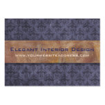 Elegant Pompeii Purple and Gold Business Card