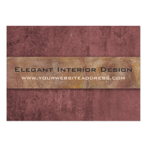 Elegant Pompeii Purple and Gold Business Cards