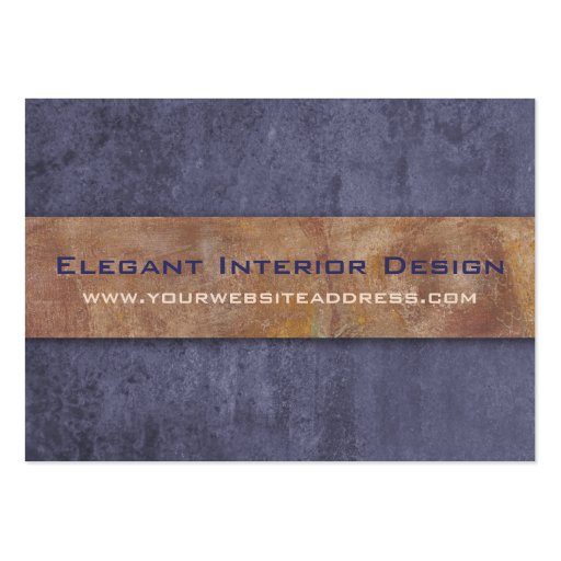 Elegant Pompeii Purple and Gold Business Cards