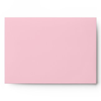 Elegant Pure Pink Linen Envelopes