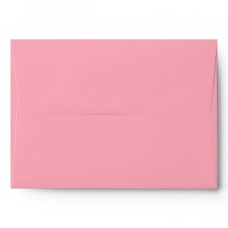 Elegant Pure Pink Linen Envelopes