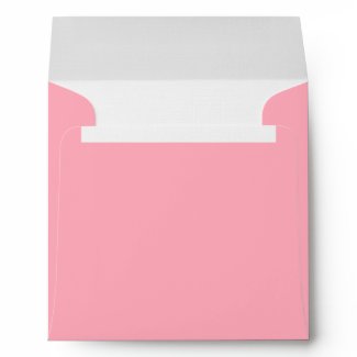 Elegant Pure Pink Linen Envelopes