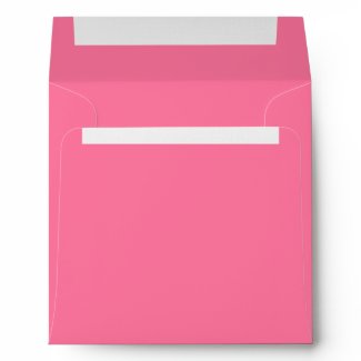 Elegant Pure Pink Linen Envelopes